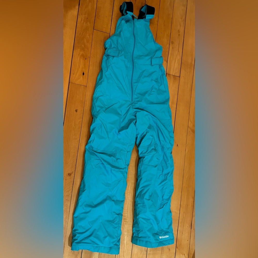 Columbia Kids' Teal Snowpant Overalls